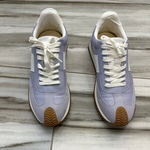 Lavender and White Sneakers